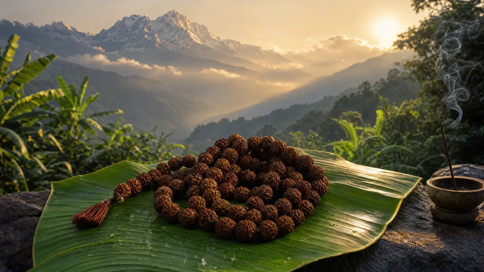 Rare Rudraksha forms — Gauri Shankar, Trijuti, Ganesh