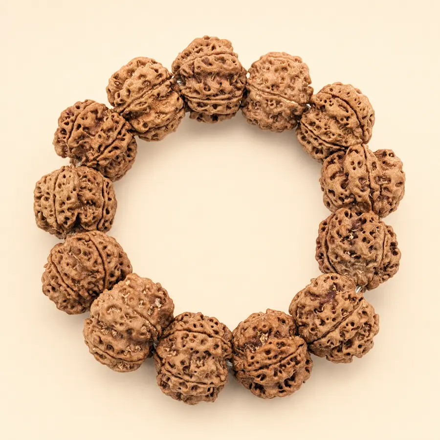5 Mukhi Bracelet — authentic Nepali Rudraksha from Kathmandu